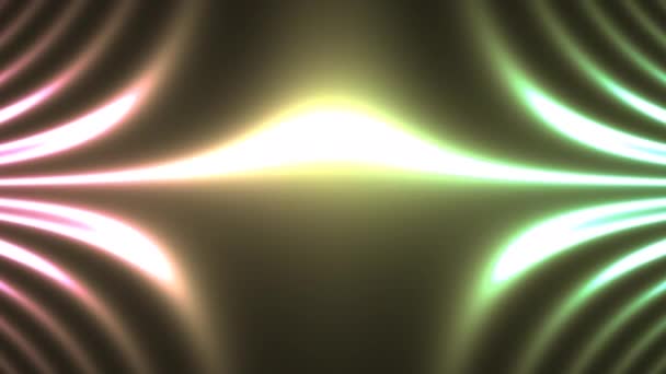 Cool Morphing Morphed Edges of Bright Light Meeting in the Middle — Stock Video