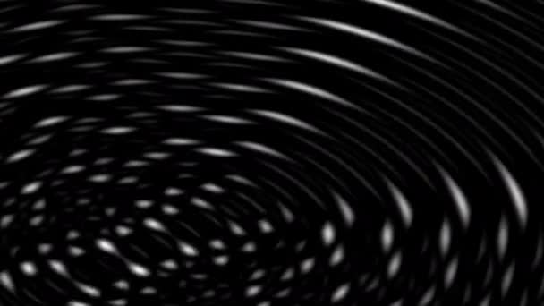 Radial Waves Gravity Pattern Mask Overlapping — Stockvideo