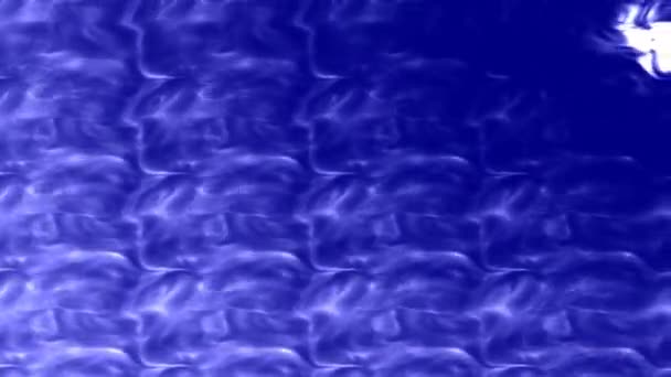 Painéis de vidro líquido quadrado que mudam na superfície aquosa repetida — Vídeo de Stock