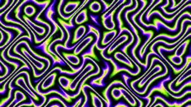 Rastgele Şekillerin Birçok Farklı Rengi Birleştiriliyor