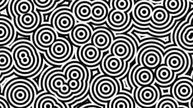 Üst üste binen Çemberler Maske Matte