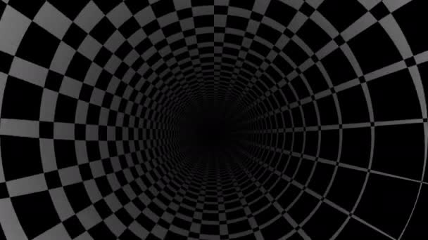 A négyzet alakú rács alagútja — Stock videók