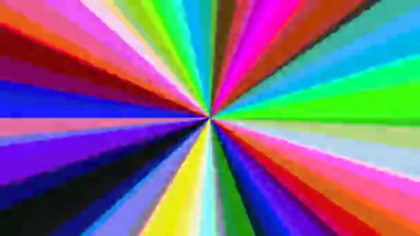 Zwei sich überlappende Schichten heller Farbstrahlen — Stockvideo