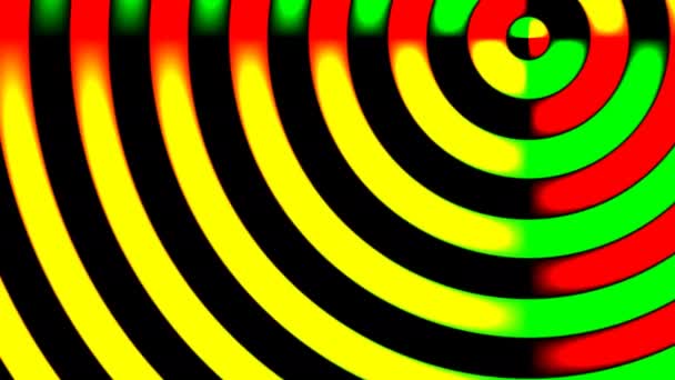 Germană Wifi Colors Bouncing Rings — Videoclip de stoc