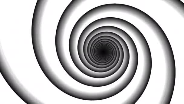 Voler pour toujours dans un tunnel de spirales en forme de vis — Video