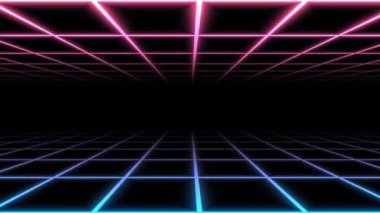 Zemin ve Tavan arasında akan 80 'ler Retro Tekno Hitech Teknoloji Uçakları