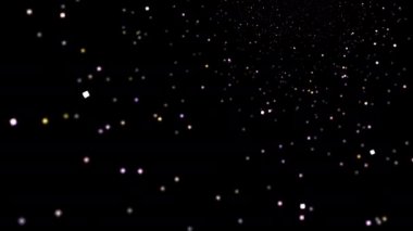 Rastgele Yıldızların Derin Uzay Alanında Geriye Git