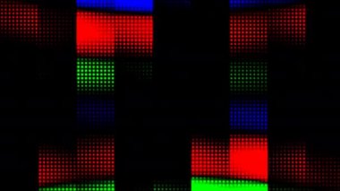 Rgb Renklerinin Arkaplan Rengi Parlak Ağ Dizisi Izgarası