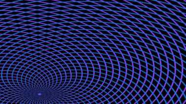 Birçok Mavi Halka Hareket Noktasından Genişliyor