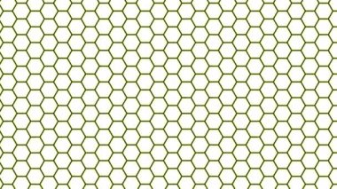 Basit Temizlenmiş Altıgen Izgara Maskesi Ağı