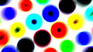 Modern Renkli Çemberlerin Serin Platformu Genç Gençlik Tekrarlayan Düzende