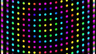 Dans pistinin ışıklarını Genişleten Izgara Dizisi