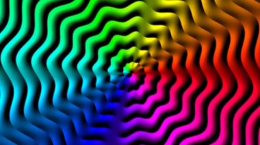 Parlak Renkler Çöküyor Radyal Gradyan Geliyor