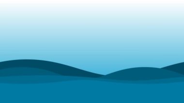 Basit Ui Su Dalgaları Arkaplan Okyanus Yüzeyi