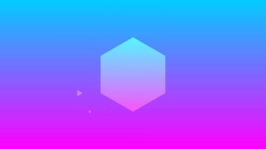 Altıgen Oluşturma Soyut Küp Modern Teknoloji Çağdaş Düzen Kontrolü