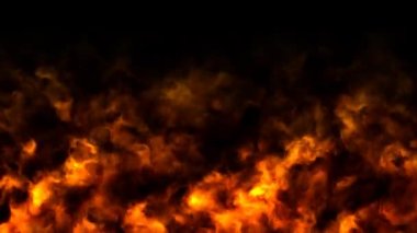 Yükselen Ateş Ateşi Sıcak Şenlik Ateşi