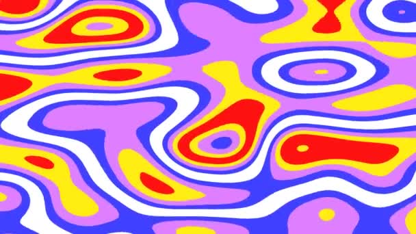 Blobs líquidos abstractos Animación de fluidos — Vídeos de Stock