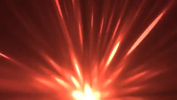 Быстрое приближение к горящему солнечному свету — стоковое видео