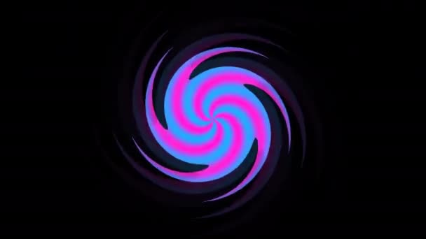 Spinning Five Pointed Star Pattern Candy Spokes Spin — Wideo stockowe