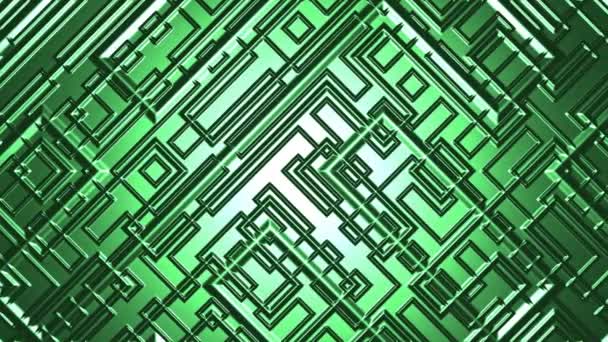 Green Abstract Pcb Circuit Board Circuits Electronics — Stock Video