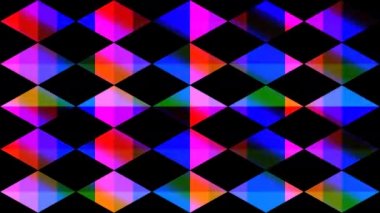 Hafif Rgb Renkleri Elmas Maskesi Izgarası Üzerinde İlerliyor