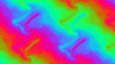 Renkleri Karışık Parlak Dalgalar