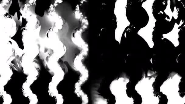 Колонны расширяющейся динамической тепловой взрывной маски от дыма — стоковое видео