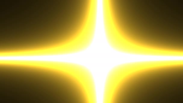 Bewegender Starburst Blast Glow Central Halo — Stockvideo