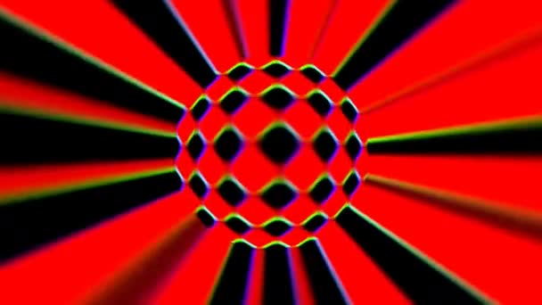 Rayons lumineux scintillants de sphère de lumière de partie — Video