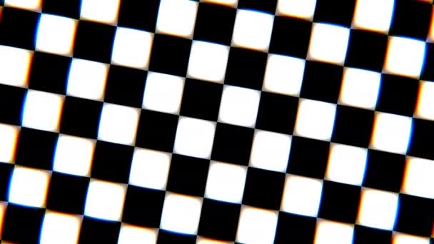 Finoman zavaros Checkerboard Edge lágyított — Stock videók