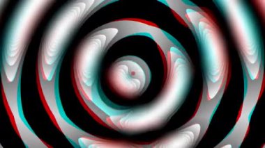 Dönen Gözlüklü Dönüşüm Mercekleri Bozulmuş Maske