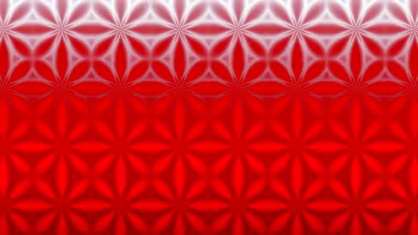 Colores que fluyen a través de Mandala indio rejilla árabe patrón de azulejos — Vídeo de stock