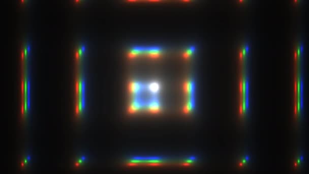Lente borrada Blur Formas Luzes Linhas de fusão — Vídeo de Stock