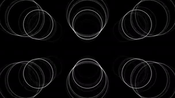 六个圆筒堆栈面罩 — 图库视频影像