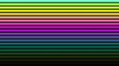 Gökkuşağının Yuvarlanan Çubukları Yatay Renkler