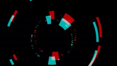 Yerleşik Anaglypth Çubukları Birleştirme Kilit Çemberi Pi Ekinleri