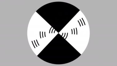 Görüntü Efektinin Dönen Sürdürülülüğü Optik İllüzyon Maskesi