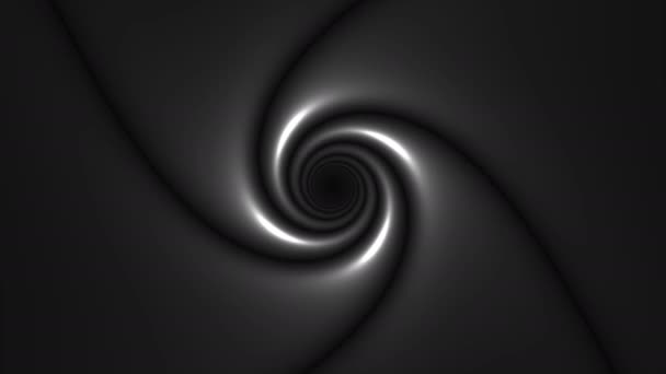 Agujero espiral giratorio en la máscara del espacio-tiempo — Vídeo de stock