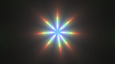 Patlayan Çiçek Çiçeği Işık Şablonu Yansıtıldı