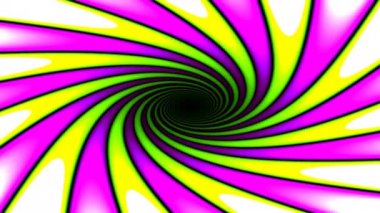 İlginç Parlak Çocuk Çocuksu Neon 80 'lerin Renkli Tüneli