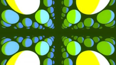 Çizgi film Hücre Gölgeli Küreler Şebekeye Sonsuz Döngü