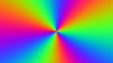 Basit Üç Alan Üç Gökkuşağı Sözcükleri Merkezi Radyal Gradyan 'dan Genişliyor