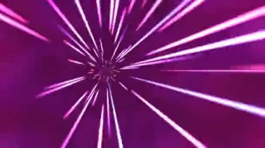 Yakınlaştırma Hızlıca Kaotik Yolculuk Bozuk Gürültülü Uzay Tünelinde