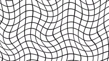 Izgara Çizgilerinin Titreyen Ağ Ağı