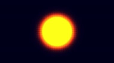 Güneş Güneş Enerjisi Nabız Büyüyen Yıldız Topu Enerjisi