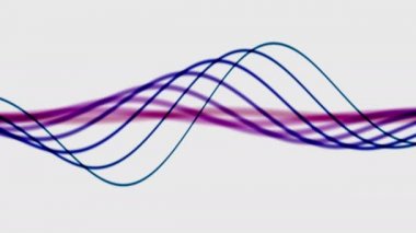 Eğilmiş Dalga Biçimleri Işık Yavaşça Hareket Ediyor