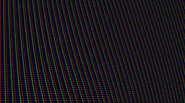 Oled Ekran Taşıma Arkaplanındaki Sütunlarda Yığılan Ledler