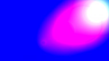 Güneş Işığı Topları Parlak Neon Işıklar Dönüşüyor Balo Gibi