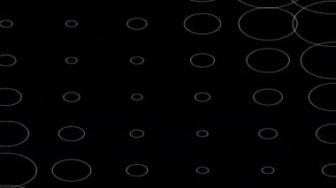 Dalgalanan Daireler Çizgiler Halkalar Döngüsü