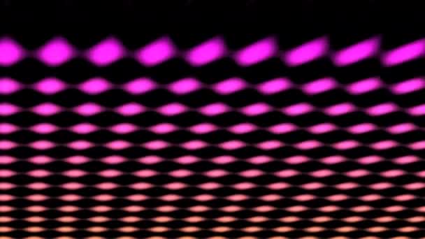 Abstrato Pink Sky Bares das Trevas Rolando Noite — Vídeo de Stock
